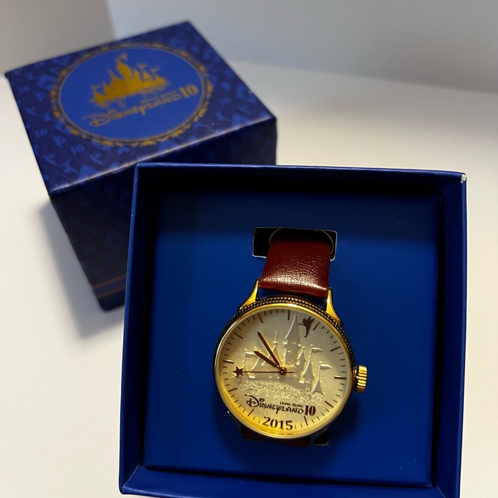 Disneyland 60th Anniversary Gold Watch